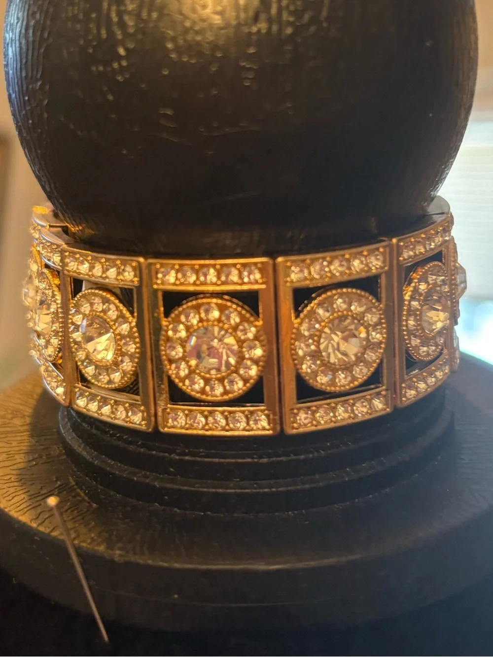 Gold Crystal Stretch Bracelet - Women Accessories